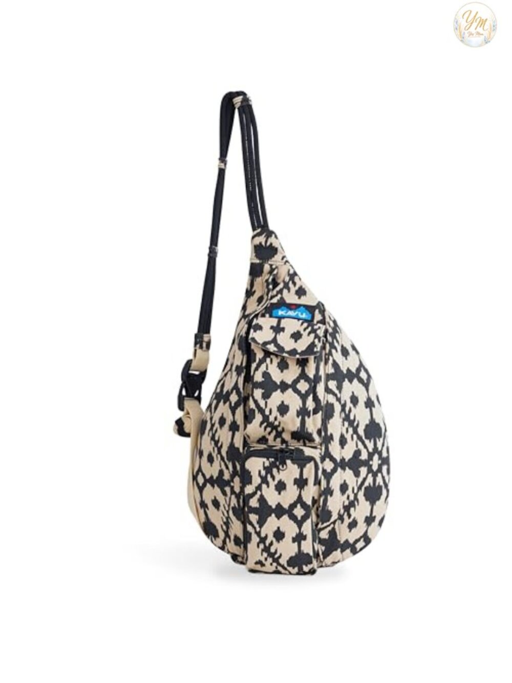 Cotton Canvas Crossbody Sling Bag Mini Rope Adjustable Travel
